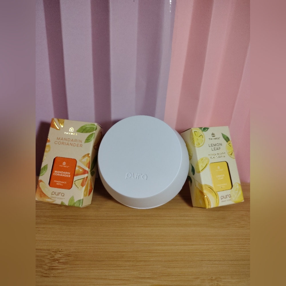 Thymes x Pura 4 - Smart Home Fragrance Diffuser Kit - Mandarin Coriander & Lemon - Picture 7 of 11